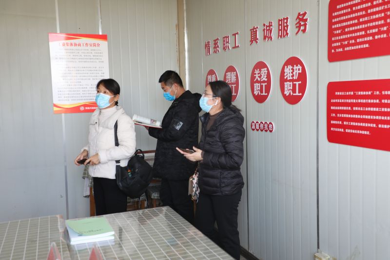 市級工會升級版標兵培育單位考核組蒞臨公司指導(dǎo)工作